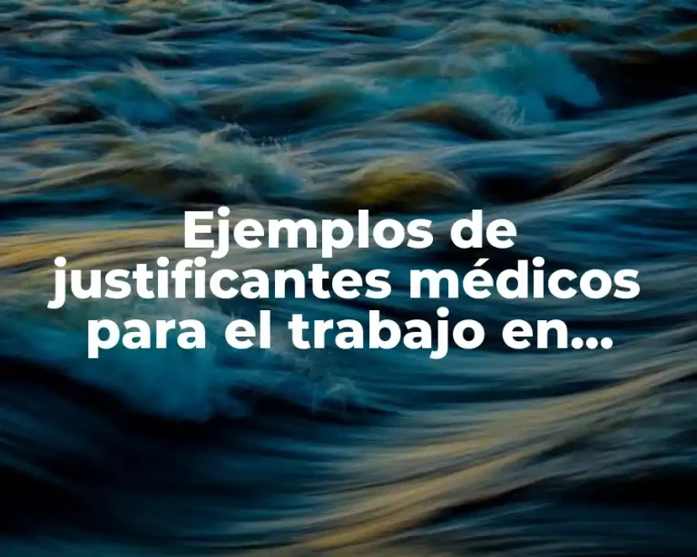 Ejemplos de justificantes médicos para el trabajo en Guadalajara