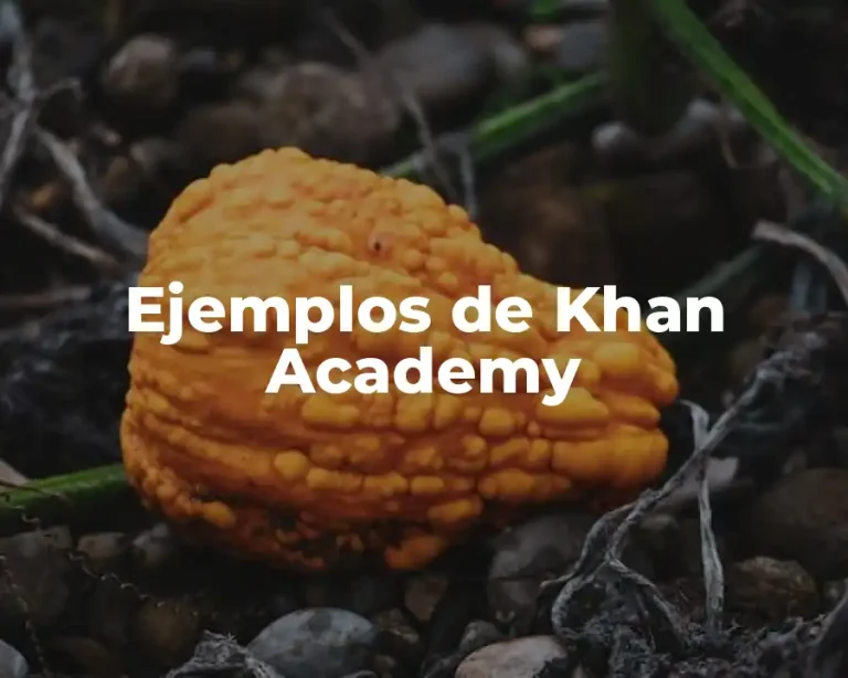 Ejemplos de Khan Academy