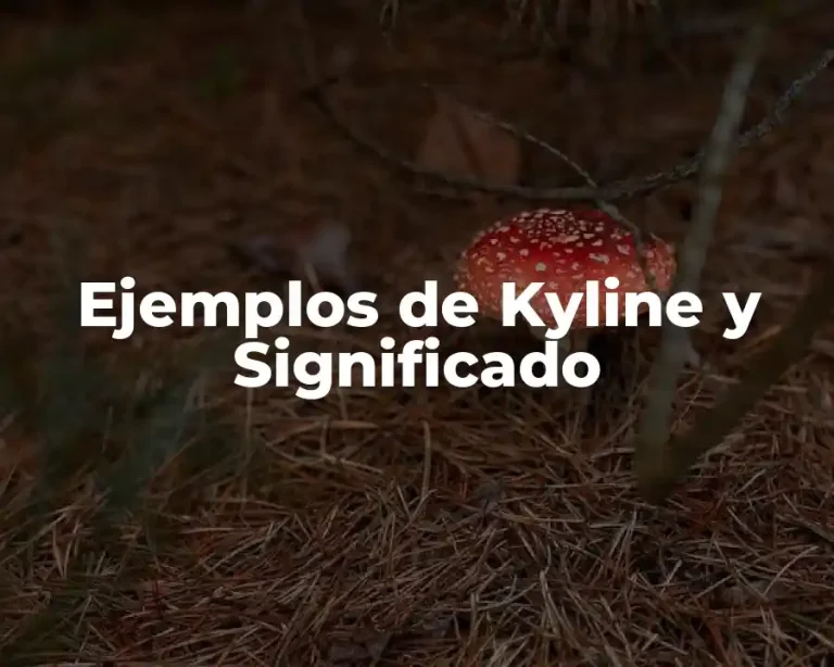 Ejemplos de Kyline y Significado