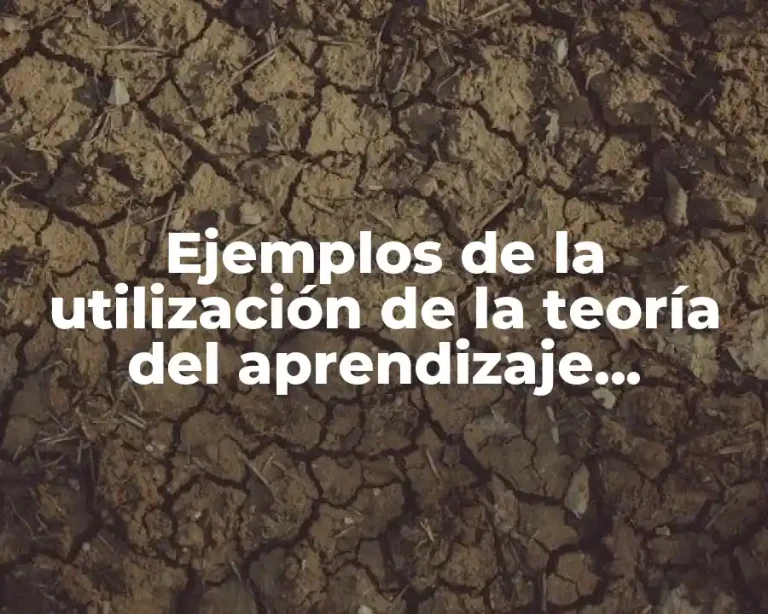 Ejemplos de la utilización de la teoría del aprendizaje significativo