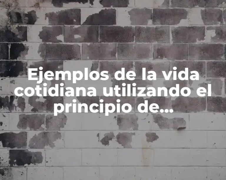 Ejemplos de la vida cotidiana utilizando el principio de Arquímedes y Significado