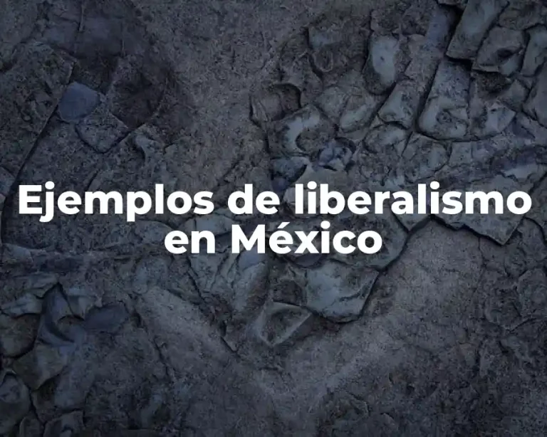 Ejemplos de liberalismo en México
