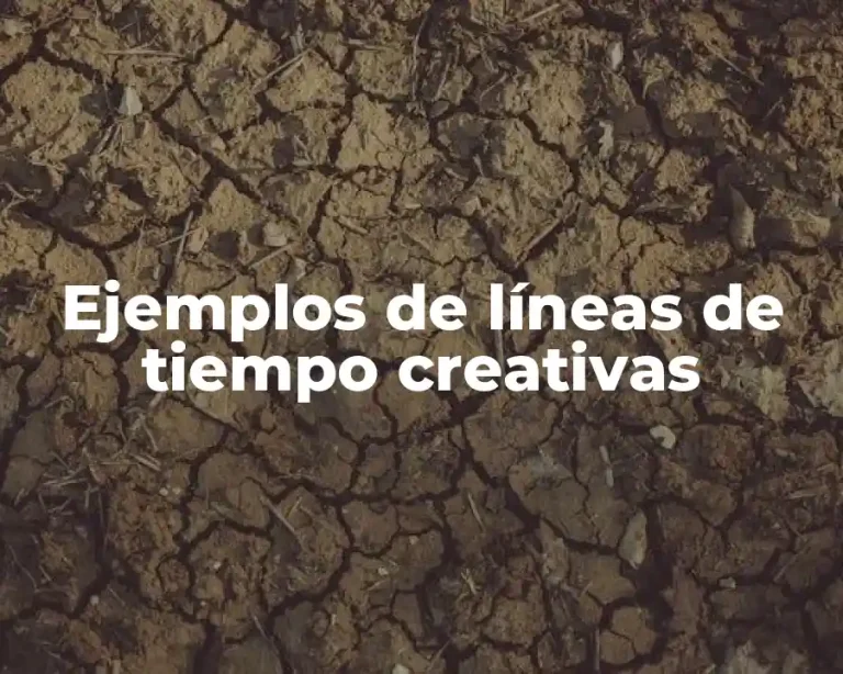 Ejemplos de líneas de tiempo creativas