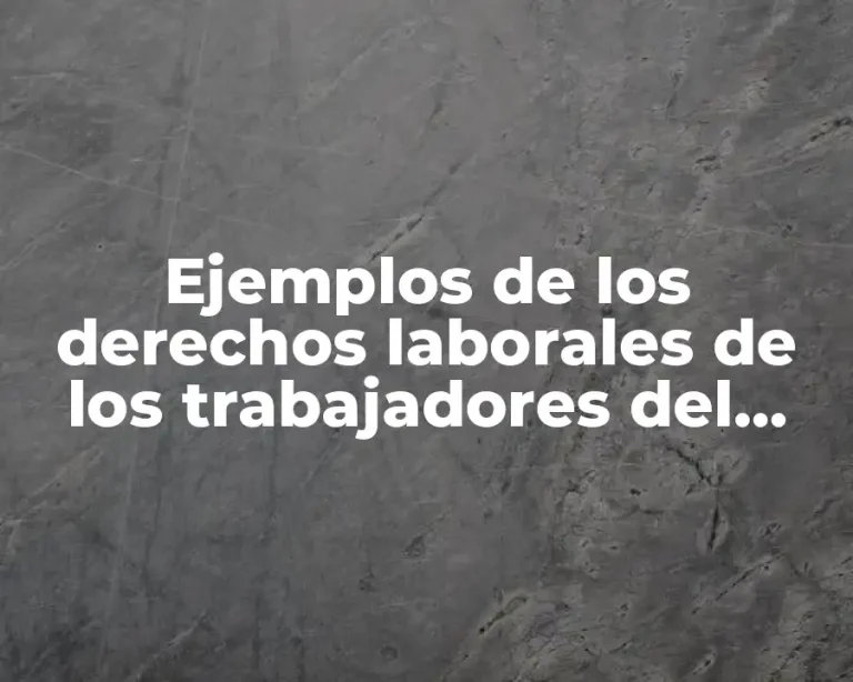 Ejemplos de los derechos laborales de los trabajadores del SNTE