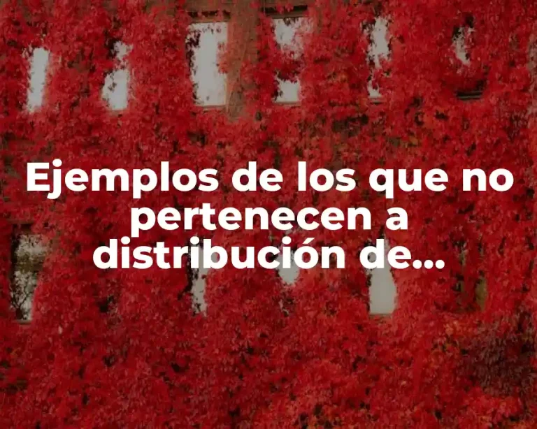 Ejemplos de los que no pertenecen a distribución de probabilidad