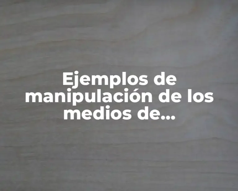 Ejemplos de manipulación de los medios de comunicación en Perú y Significado