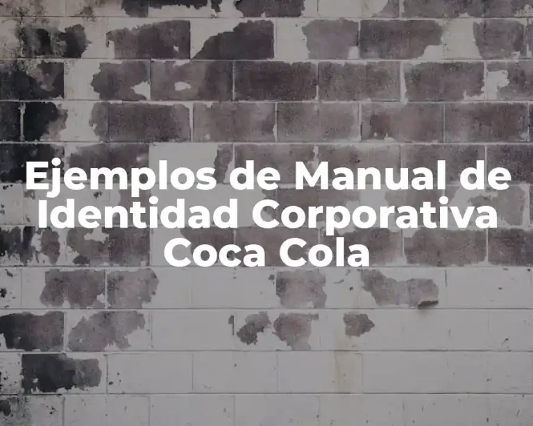 Ejemplos de Manual de Identidad Corporativa Coca Cola