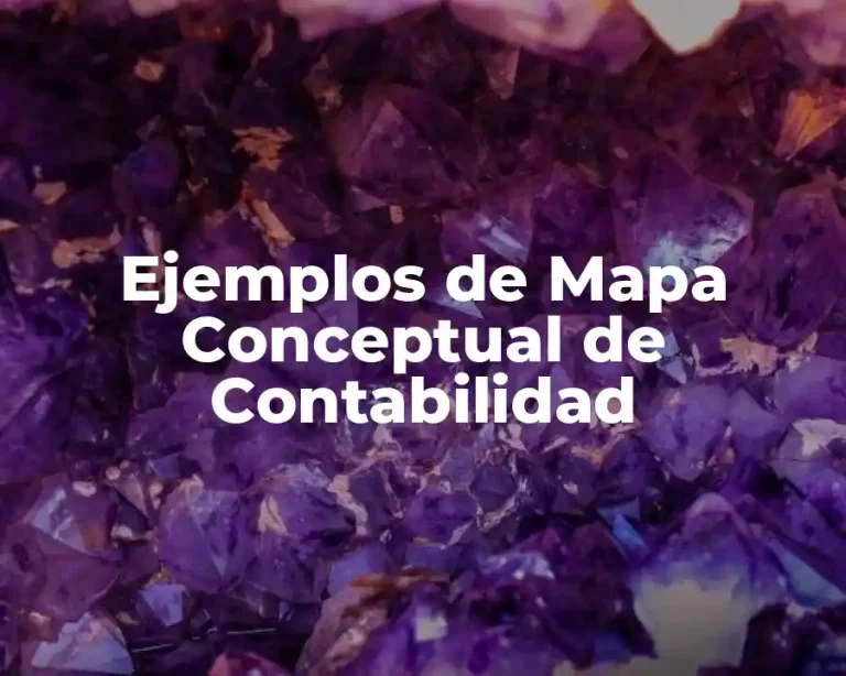 Ejemplos de Mapa Conceptual de Contabilidad