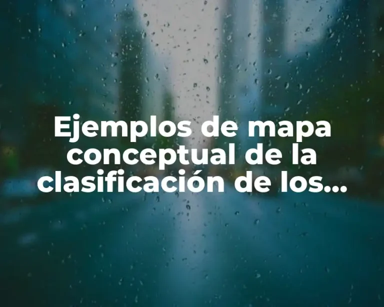 Ejemplos de mapa conceptual de la clasificación de los climas
