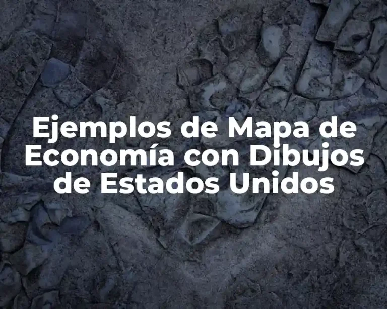 Ejemplos de Mapa de Economía con Dibujos de Estados Unidos