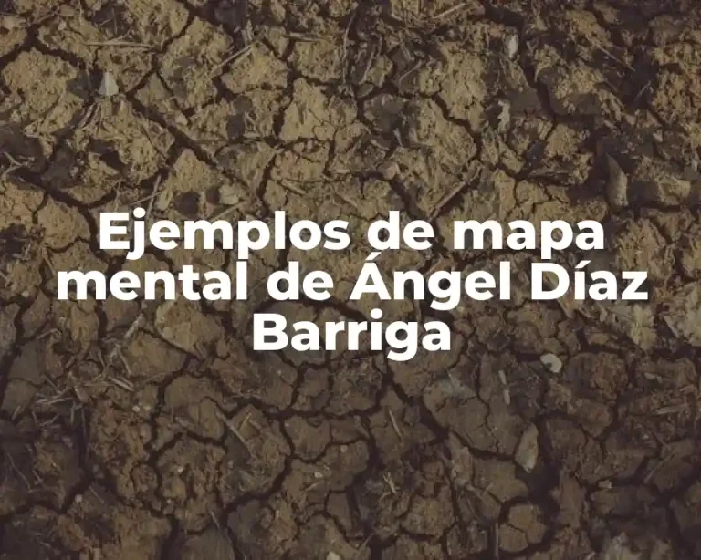 Ejemplos de mapa mental de Ángel Díaz Barriga