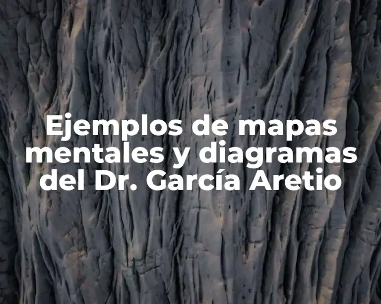 Ejemplos de mapas mentales y diagramas del Dr. García Aretio