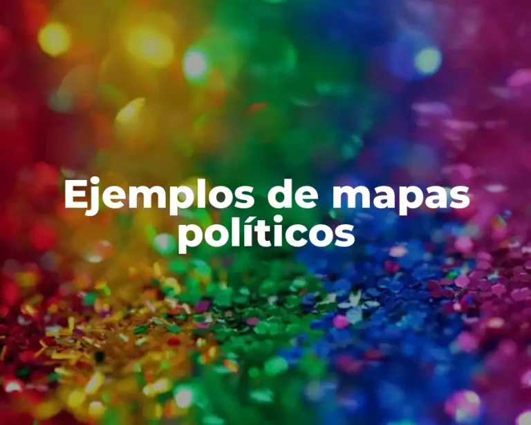 Ejemplos de mapas políticos