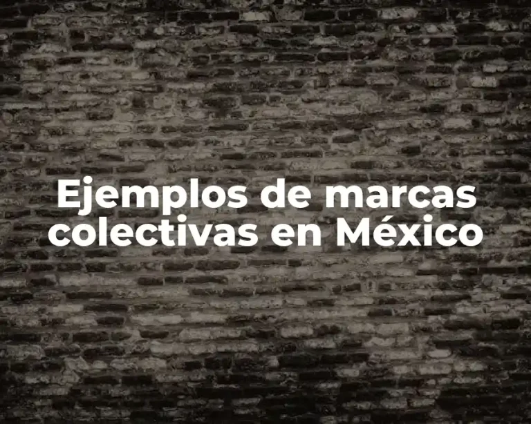 Ejemplos de marcas colectivas en México
