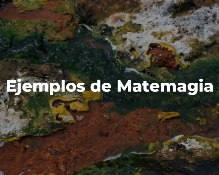 Ejemplos de Matemagia