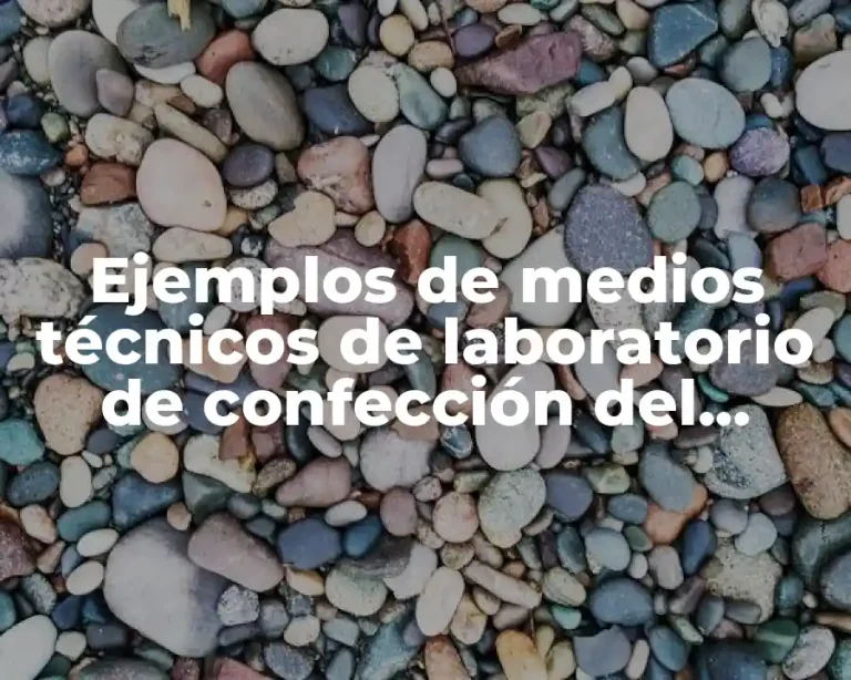 Ejemplos de medios técnicos de laboratorio de confección del vestido