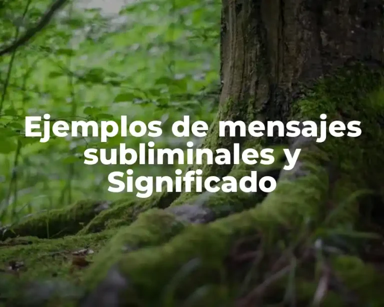 Ejemplos de mensajes subliminales y Significado
