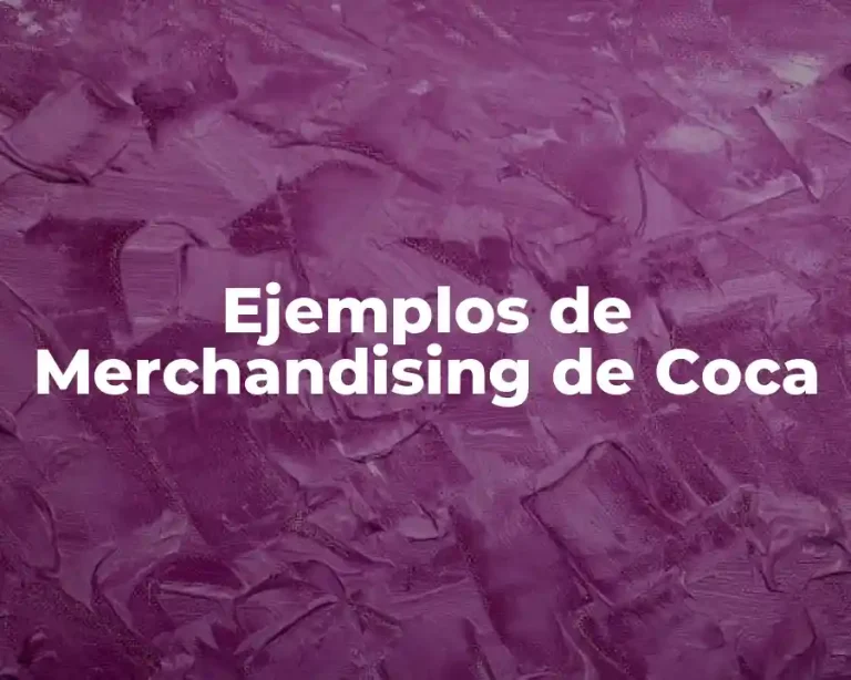 Ejemplos de Merchandising de Coca