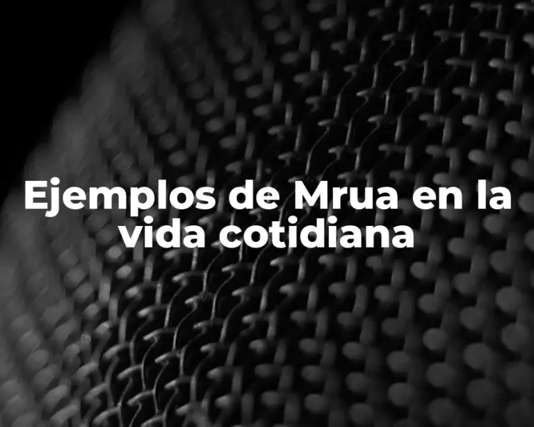 Ejemplos de Mrua en la vida cotidiana