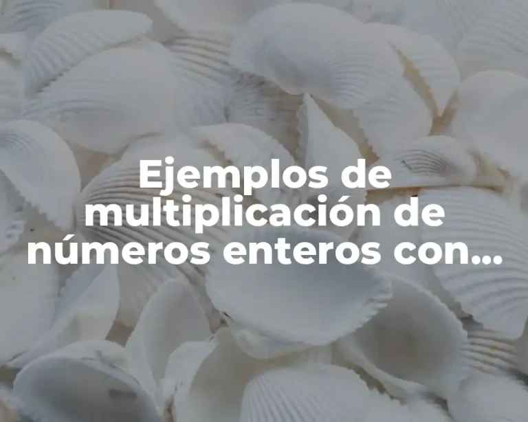 Ejemplos de multiplicación de números enteros con fracciones
