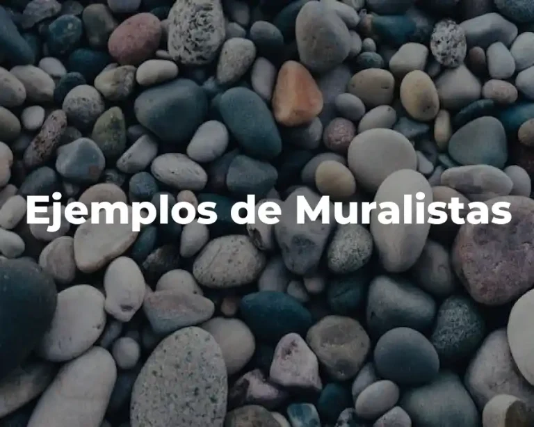 Ejemplos de Muralistas