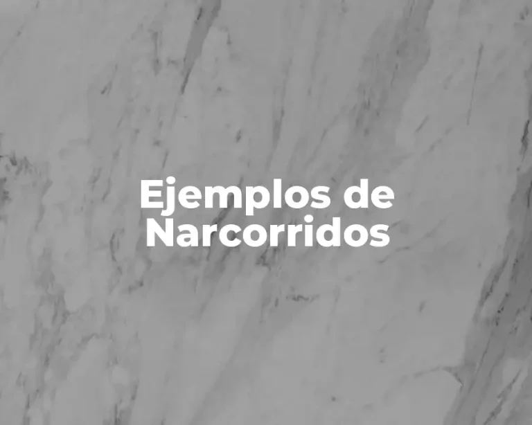 Ejemplos de Narcorridos