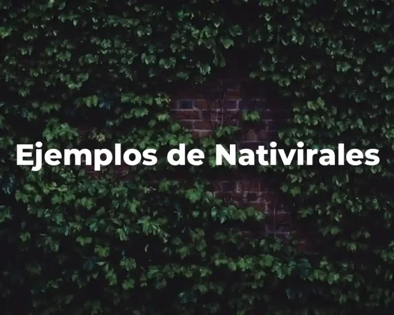Ejemplos de Nativirales
