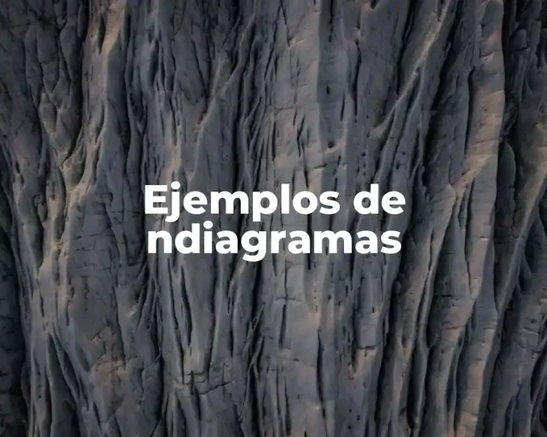 Ejemplos de ndiagramas