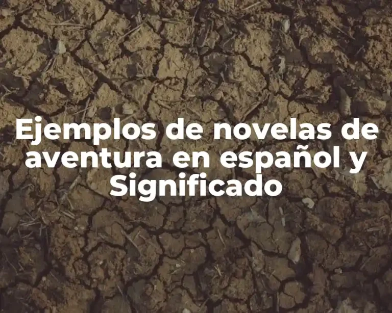 Ejemplos de novelas de aventura en español y Significado