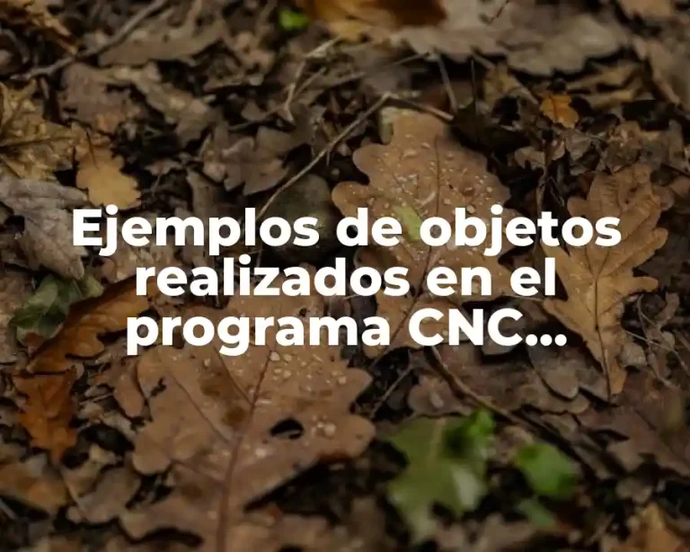 Ejemplos de objetos realizados en el programa CNC Simulator Pro