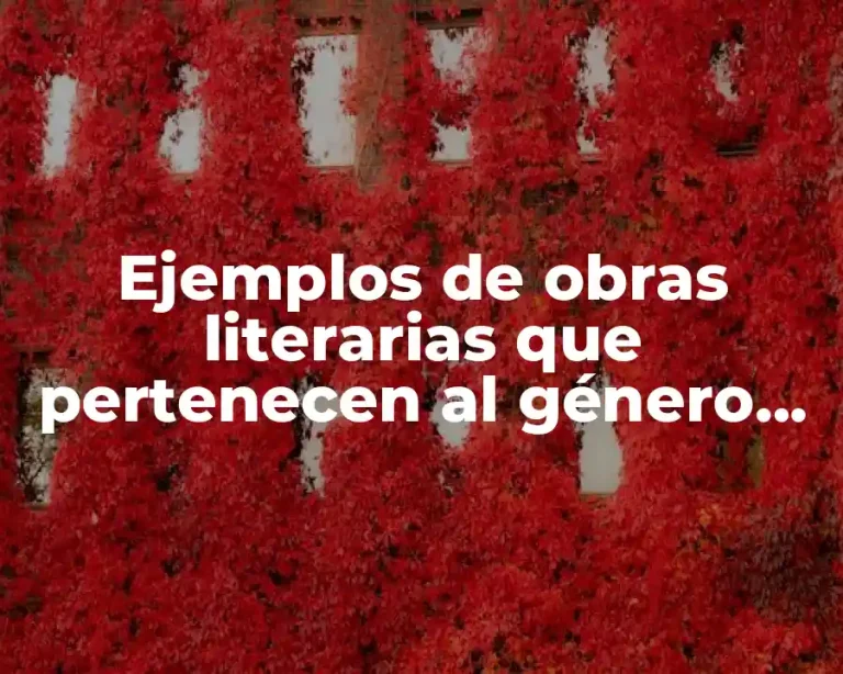Ejemplos de obras literarias que pertenecen al género ciencia ficción
