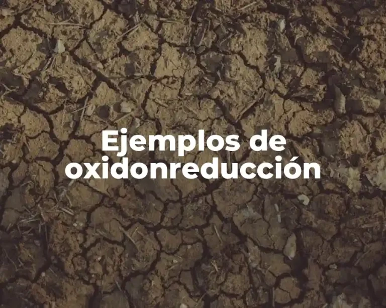 Ejemplos de oxidonreducción