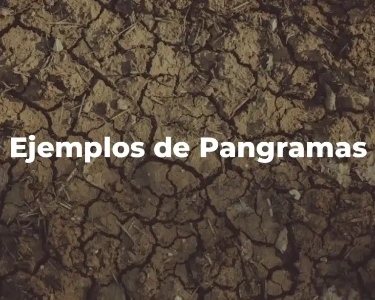 Ejemplos de Pangramas