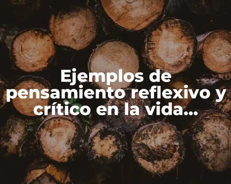 Ejemplos de pensamiento reflexivo y crítico en la vida cotidiana