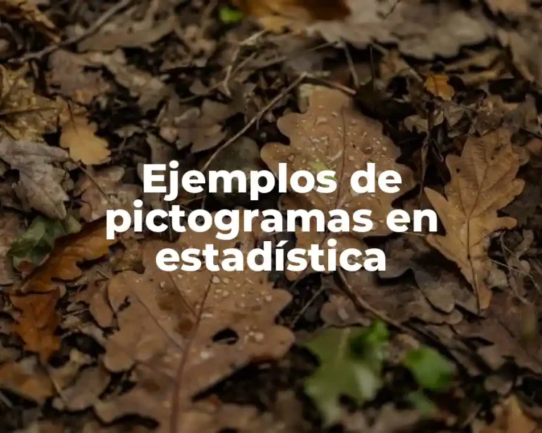 Ejemplos de pictogramas en estadística