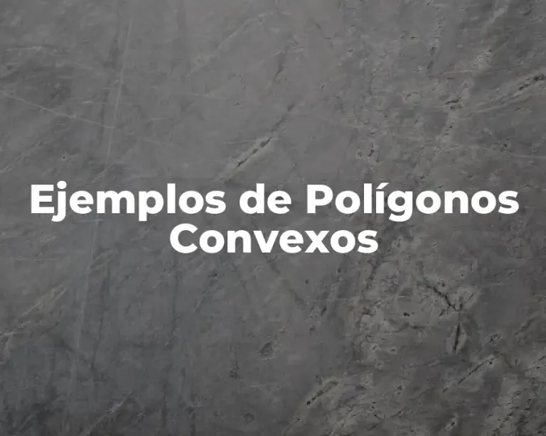 Ejemplos de Polígonos Convexos