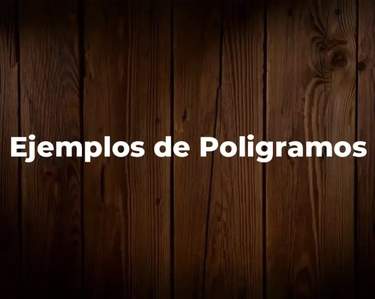 Ejemplos de Poligramos