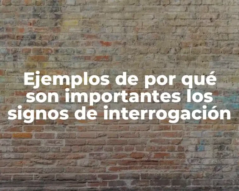 Ejemplos de por qué son importantes los signos de interrogación