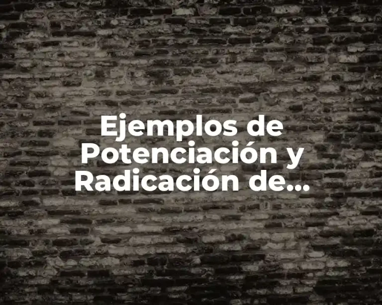 Ejemplos de Potenciación y Radicación de Fracciones