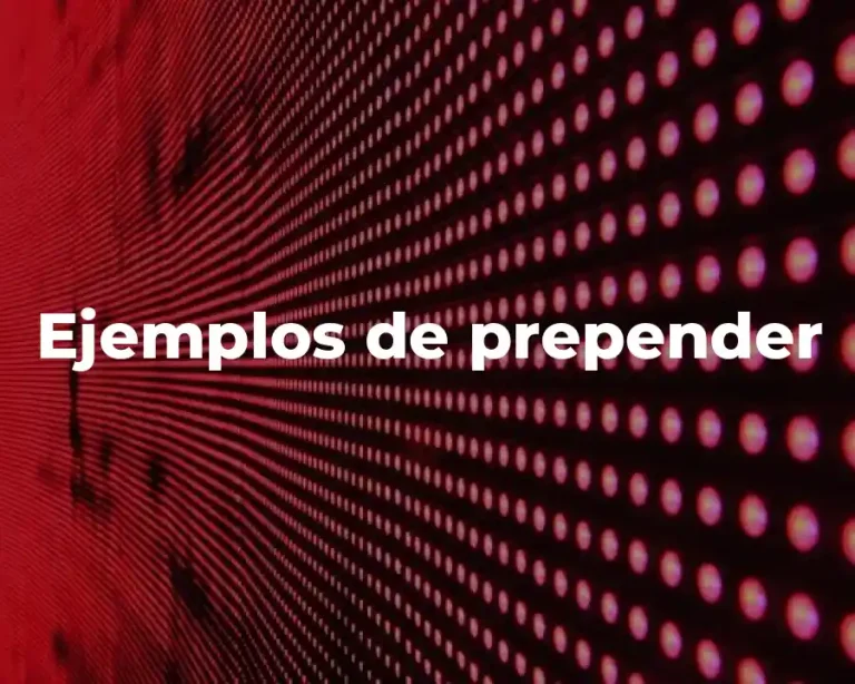 Ejemplos de prepender
