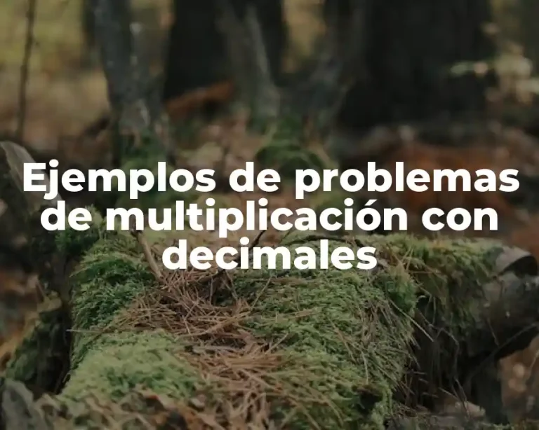 Ejemplos de problemas de multiplicación con decimales