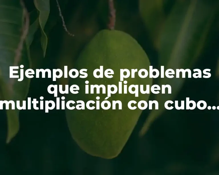 Ejemplos de problemas que impliquen multiplicación con cubo de fracción y Significado