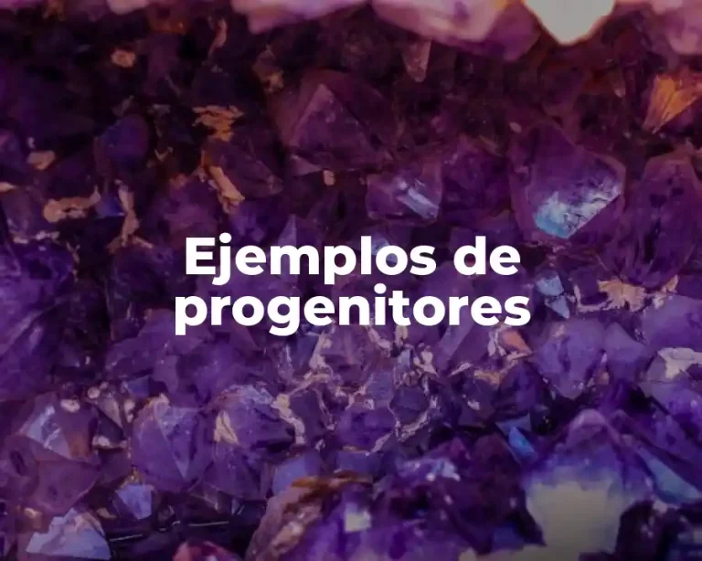 Ejemplos de progenitores