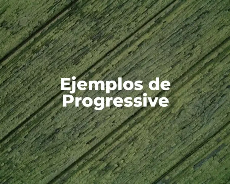 Ejemplos de Progressive