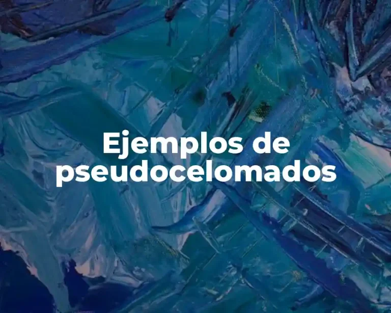 Ejemplos de pseudocelomados