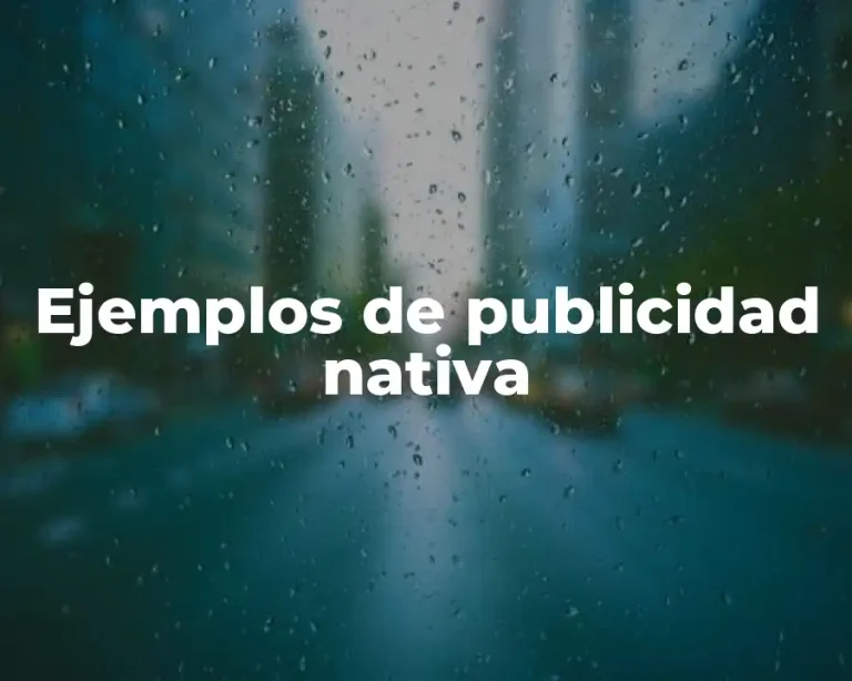 Ejemplos de publicidad nativa
