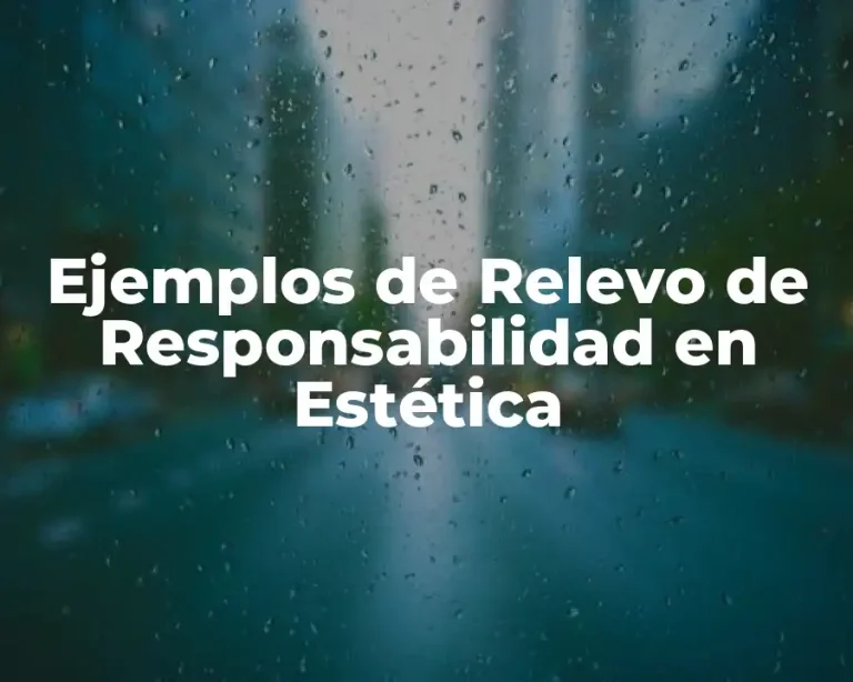 Ejemplos de Relevo de Responsabilidad en Estética