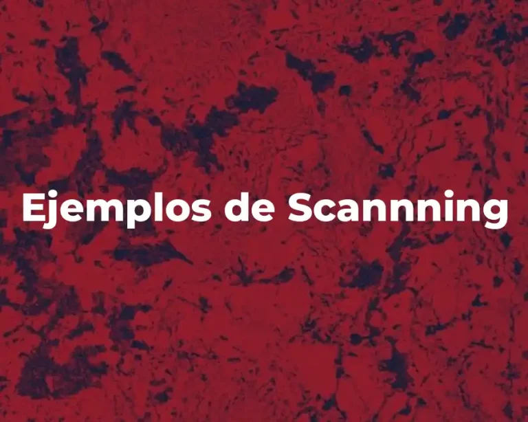 Ejemplos de Scannning