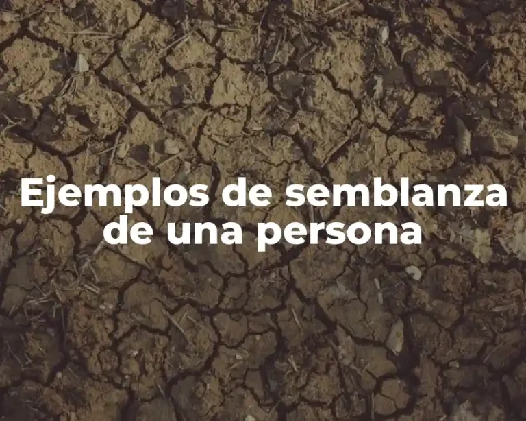 Ejemplos de semblanza de una persona