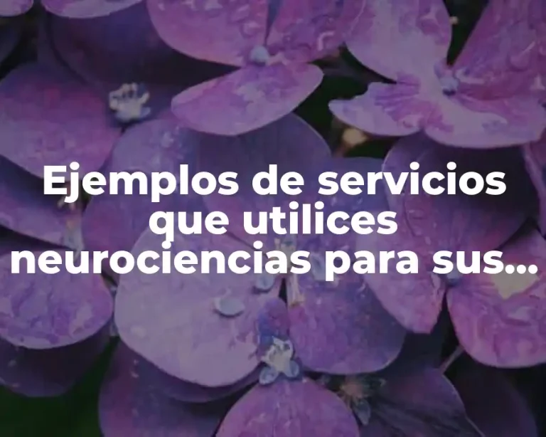 Ejemplos de servicios que utilices neurociencias para sus campañas publicitarias y Significado